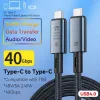 Usb 4.0 Thunderbolt 3/4 Uyumlu Usb-c If Sertifikalı 240w 40gbps 8k 60hz Uhd Hızlı Şarj, Data Ve Gör