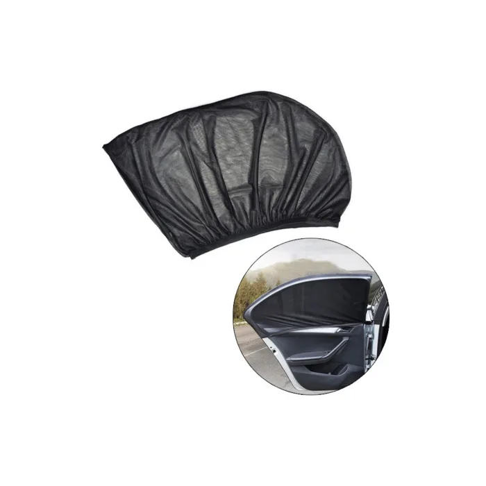 Araba Yan Cam Perdesi Sineklik Araç Oto Güneşlik Örtü Perde Kılıf Siyah