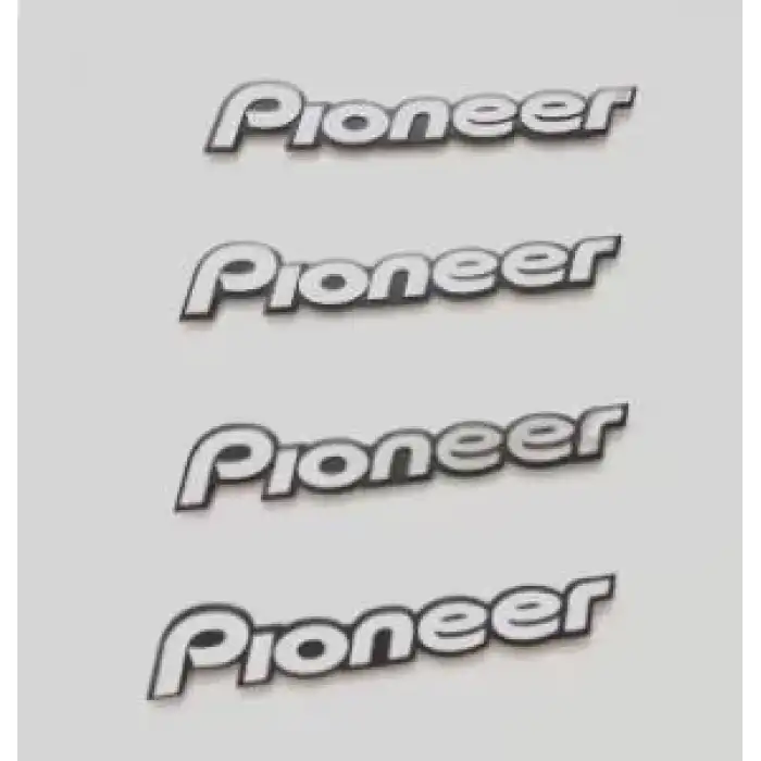 Bose ve Pıoneer Hoparlör Stereo Araç Logo Amblem Seti 2li