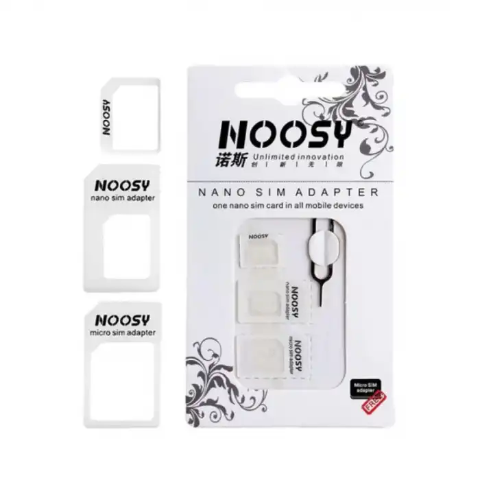 Noosy Nano Micro Sim Kart Dönüştürücü Aparat ve Iğnesi
