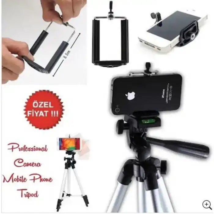 3110 Tripod 102 Cm Profesyonel Kamera Telefon Tripod