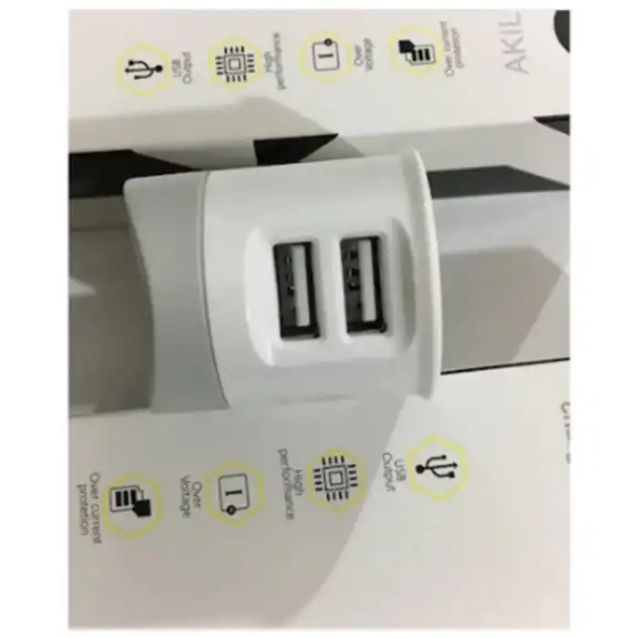 Akıllı Zaman Kontrollü Şarj Cihazı 12W 2.4A C16 2 Usb Port Iberr