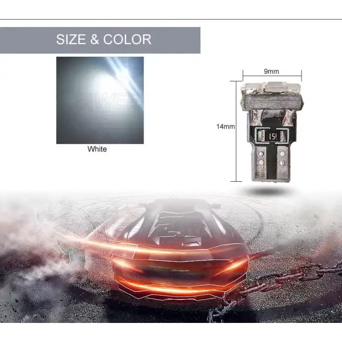 T5 3Smd Led Araç Gösterge Paneli Led Canbus Arıza Lambası Yakmaz