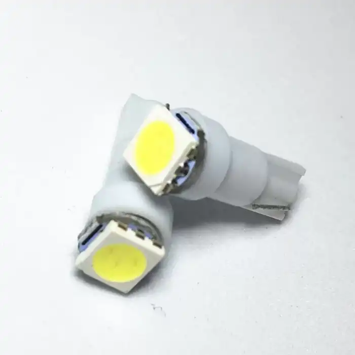 T5 Led 10 ADET Oto Kilometre Kadran Ambians Aydınlatma Ampulü Beyaz