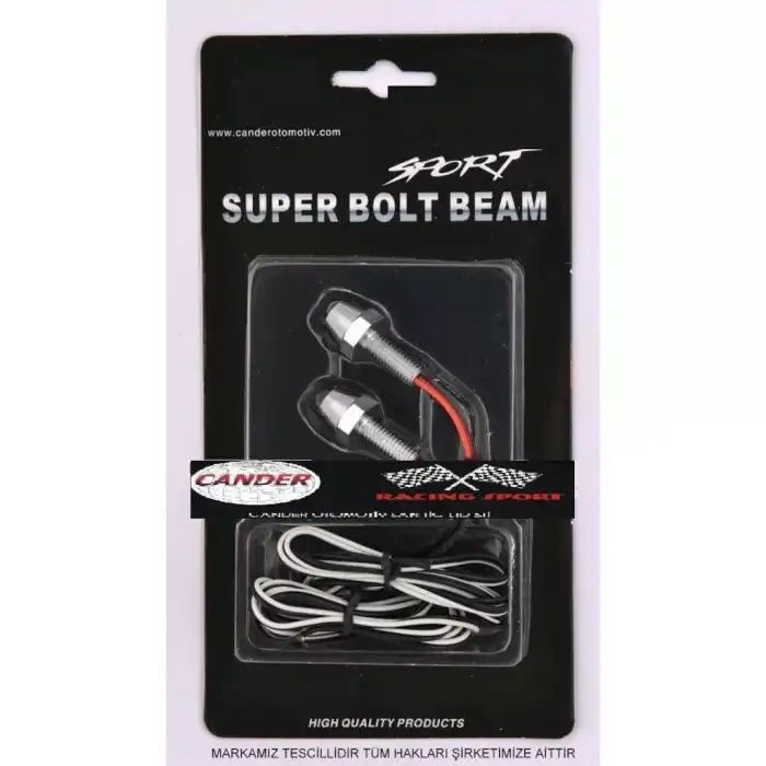 Işıklı Plaka Vidası 2 Adet A Kalite Suya Dayanıklı 373146516