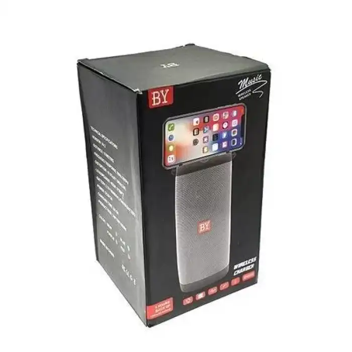 BY 6650 3D Surround Bluetooth Hoparlör | Kablosuz Şarj Desteği