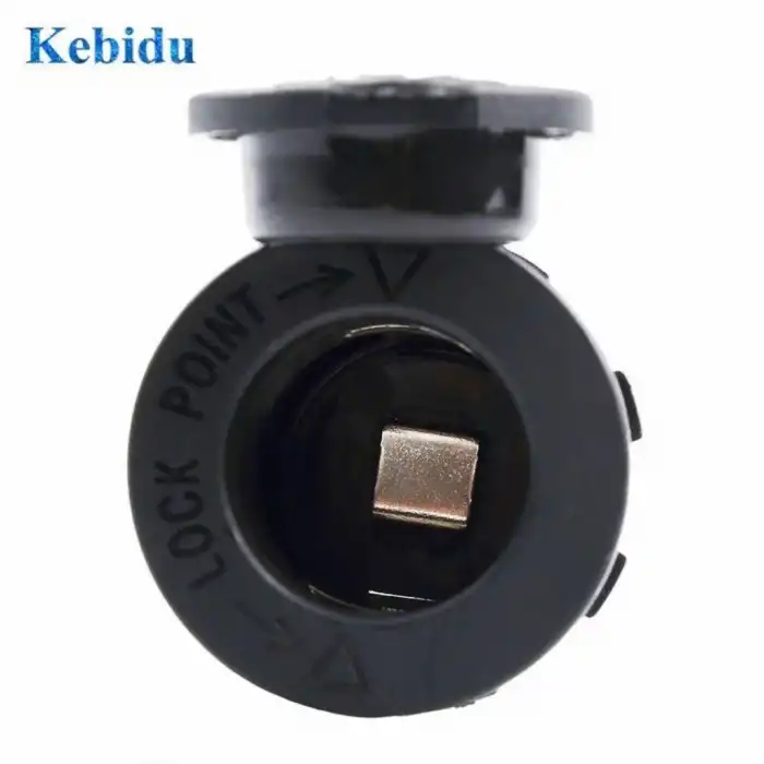 Araç Motosiklet Marin Çakmak Soketi 12V 120W Vakumlu | Oto Çakmaklık Priz Adaptörü