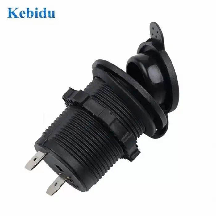 Araç Motosiklet Marin Çakmak Soketi 12V 120W Vakumlu | Oto Çakmaklık Priz Adaptörü