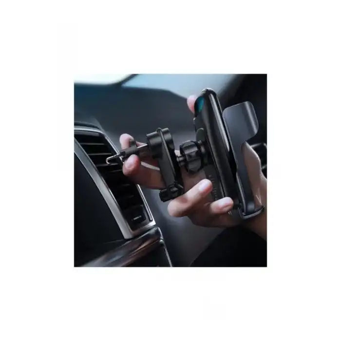 Aurora Electric Qc 3.0 Wireless Kablosuz Şarj Araç Tutucu Siyah 3