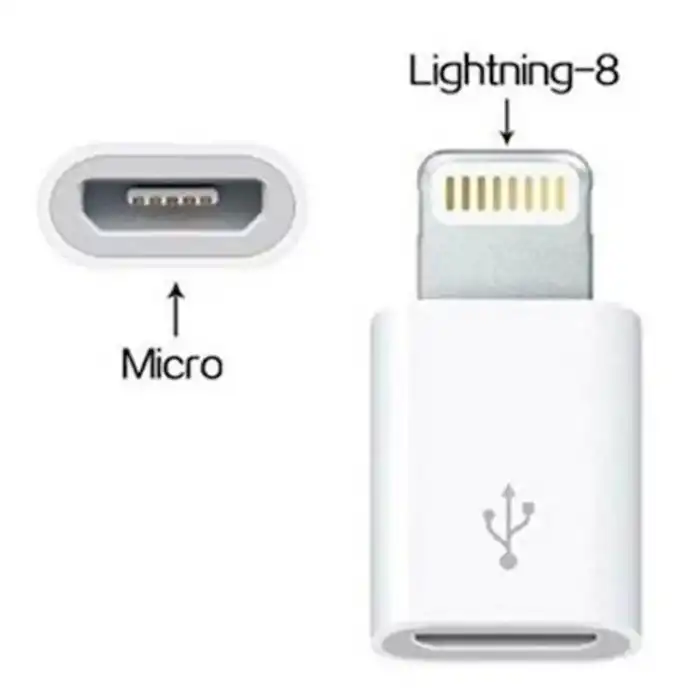 Micro Usb Den Iphone Lightning Çevirici Adaptör