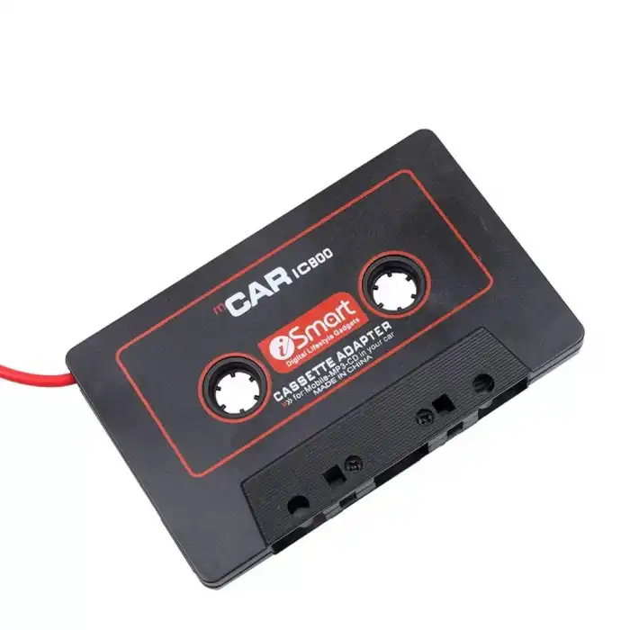 Aux Kablolu Araç Teyp Kaset Adaptörü Mp3 Mp4 Cd Çalar-Siyah