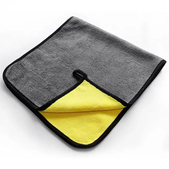 Mikrofiber Araç Kurulama Cam Bezi Araba Yıkama Havlusu35X35 Mavi