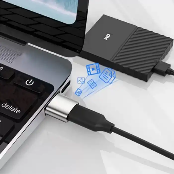 Usb To Type-C Dişi Çevirici Dönüştürücü Adaptör