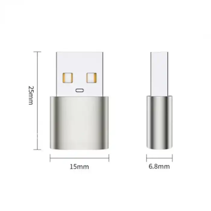 Usb To Type-C Dişi Çevirici Dönüştürücü Adaptör