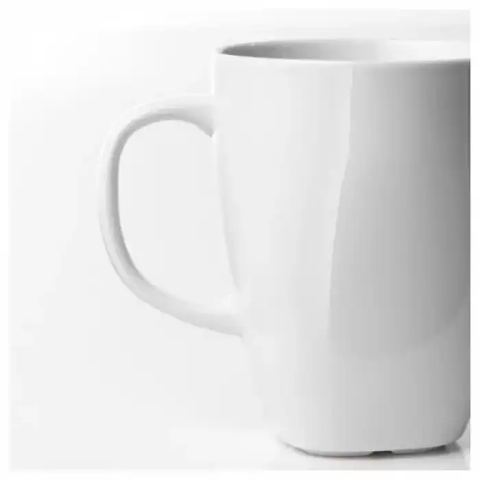 IKEA VARDERA 2’li Set 17 cl Beyaz Fincan Kupa Bardak, Porselen