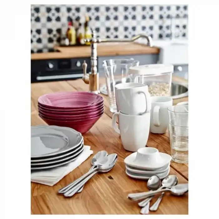 IKEA VARDERA 2’li Set 17 cl Beyaz Fincan Kupa Bardak, Porselen