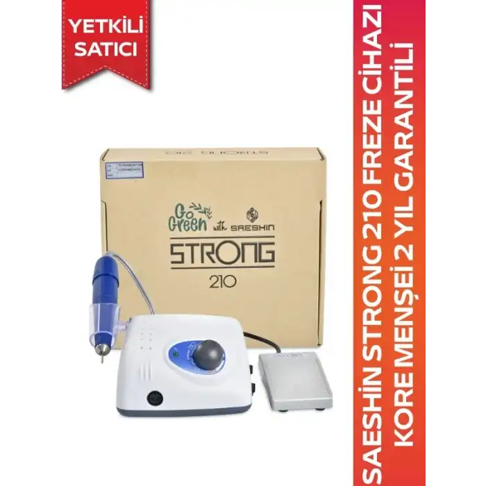 Strong 210 Elektirikli Freze Tırnak Törpü Makinesi (Yetkili Satıcı) 2 Yıl Garantili Freze Cihazı