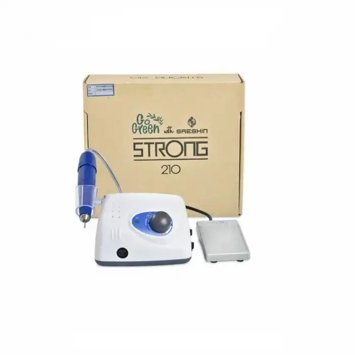 Strong 210 Elektirikli Freze Tırnak Törpü Makinesi (Yetkili Satıcı) 2 Yıl Garantili Freze Cihazı