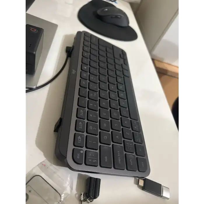 Logitech MX Keys Klavye İçin Ergonomik Yükseltici Stand Stant 3D Baskı Klavye Standı | Bilek Rahatlatıcı Stand