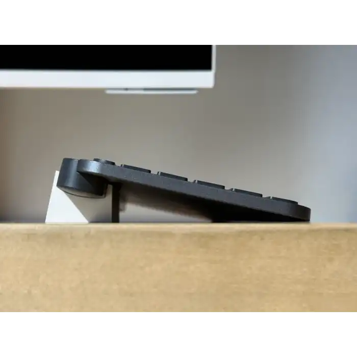 Logitech MX Keys Klavye İçin Ergonomik Yükseltici Stand Stant 3D Baskı Klavye Standı | Bilek Rahatlatıcı Stand