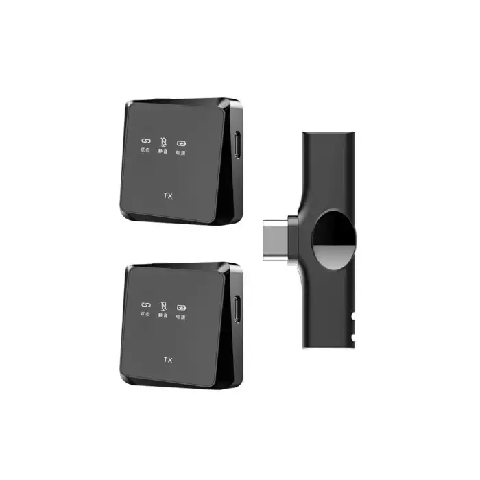 Arbix Kablosuz Yaka Mikrofonu 2’li Set – Type-C Girişli | Profesyonel Ses Kalitesi Her An Yanınızda!