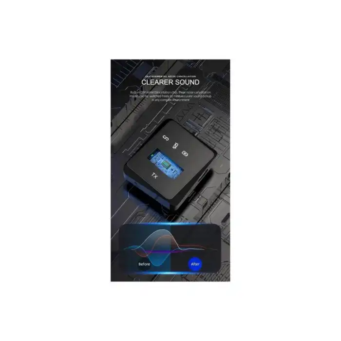 Arbix Kablosuz Yaka Mikrofonu 2’li Set – Type-C Girişli | Profesyonel Ses Kalitesi Her An Yanınızda!