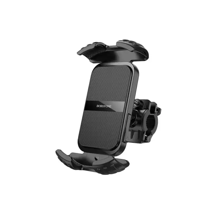 Borofone BH105 Crown Gidon Bağlantılı Bisiklet ve Motosiklet Telefon Tutucu SIYAH