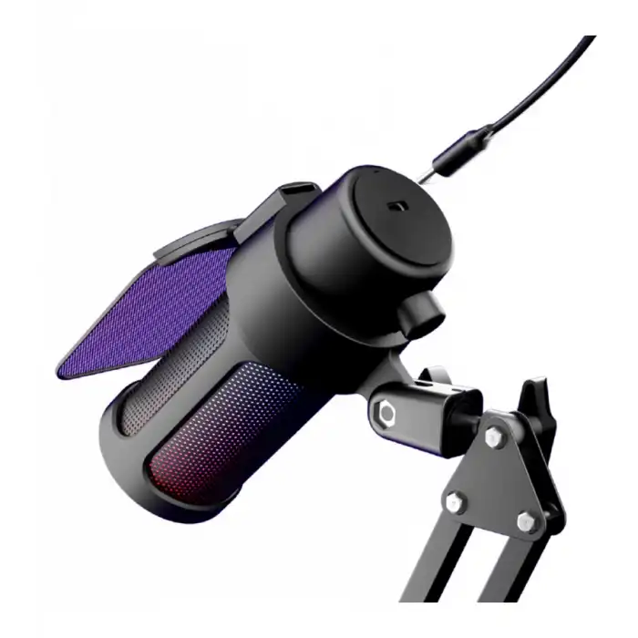 Dexim SM8 USB Kablolu RGB Oyuncu Youtuber Mikrofonu
