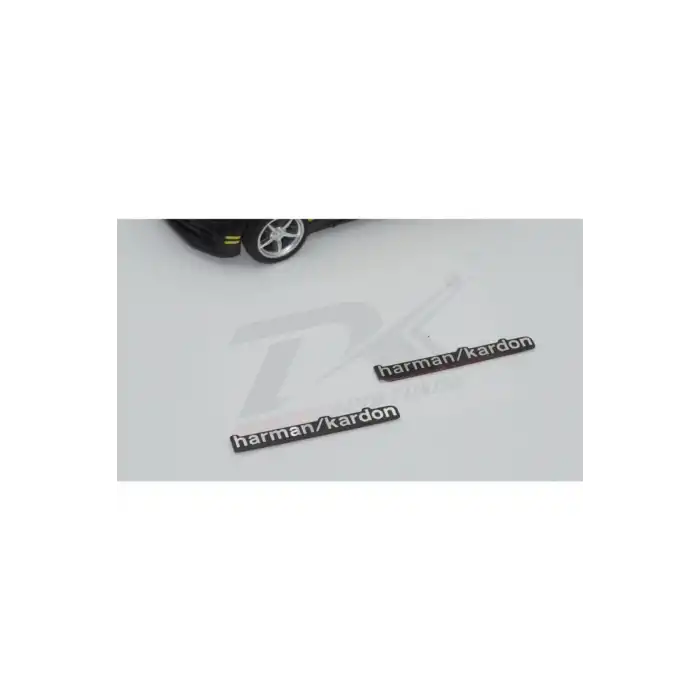 Harman Kordon Hoparlör Krom Metal 3m Logo Amblem 2 Li Set