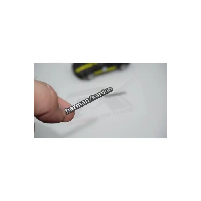 Harman Kordon Hoparlör Krom Metal 3m Logo Amblem 2 Li Set