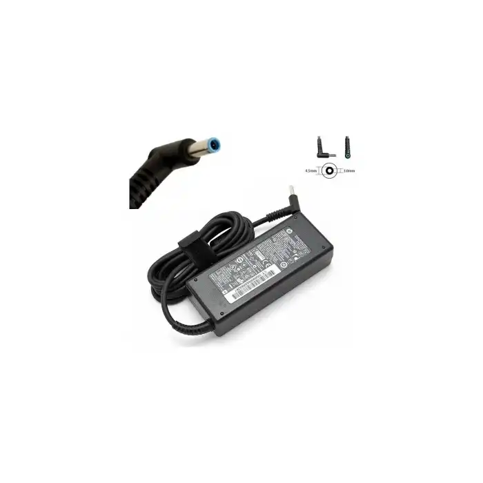 HP Notebook Adaptörü 19.5V 4.62A 90W 4.5mm 3.0mm Mavi Uç