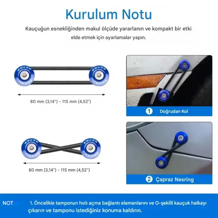 Jdm Tampon Tutucu Tampon Destek Tampon Aksesuarı Tampon Braketi