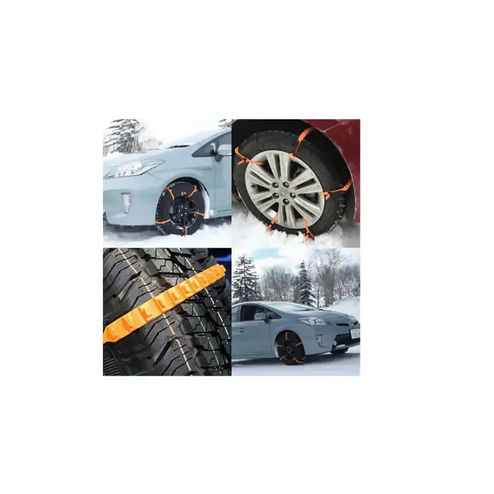 Plastik Kar Paleti Kar Zinciri 12 Adet | Tak Sök Tekrar Tak | 16 İnç Janta Kadar Uyumlu