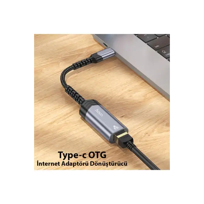 UA26 Type-C to RJ45 Ethernet Dönüştürücü | 1000 Mbps Hız, Tak Çalıştır Kolaylığı