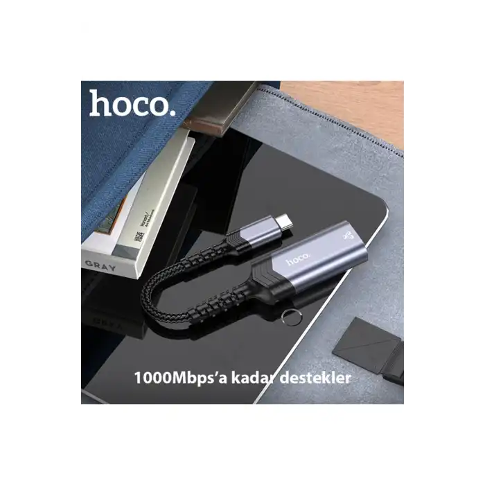 UA26 Type-C to RJ45 Ethernet Dönüştürücü | 1000 Mbps Hız, Tak Çalıştır Kolaylığı