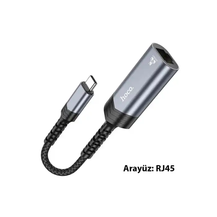 UA26 Type-C to RJ45 Ethernet Dönüştürücü | 1000 Mbps Hız, Tak Çalıştır Kolaylığı