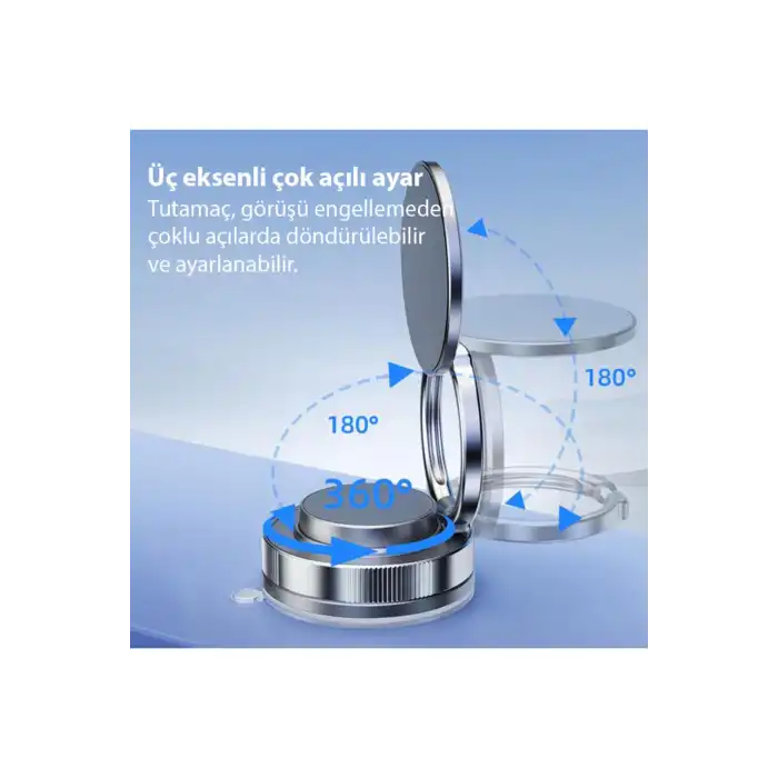 Ally Vakumlu Manyetik Telefon Tutucu Magsafe Uyumlu Araç Navigasyon Tutucu