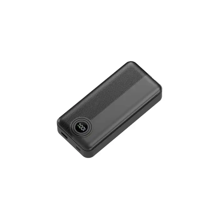 Dexim W4 20000mAh Powerbank 22.5W PD Hızlı Şarj 2x Type-C Kablolu LED Göstergeli Taşınabilir Şarj Cihazı