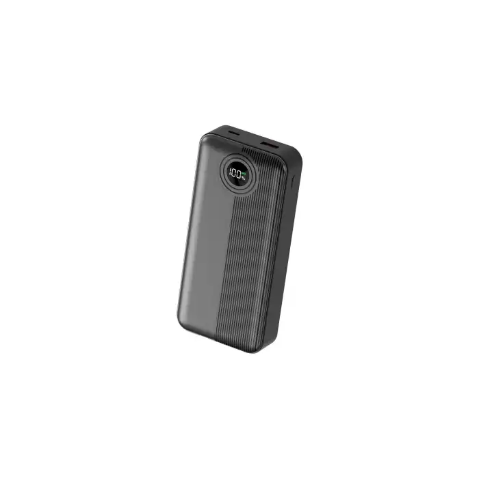Dexim W4 20000mAh Powerbank 22.5W PD Hızlı Şarj 2x Type-C Kablolu LED Göstergeli Taşınabilir Şarj Cihazı