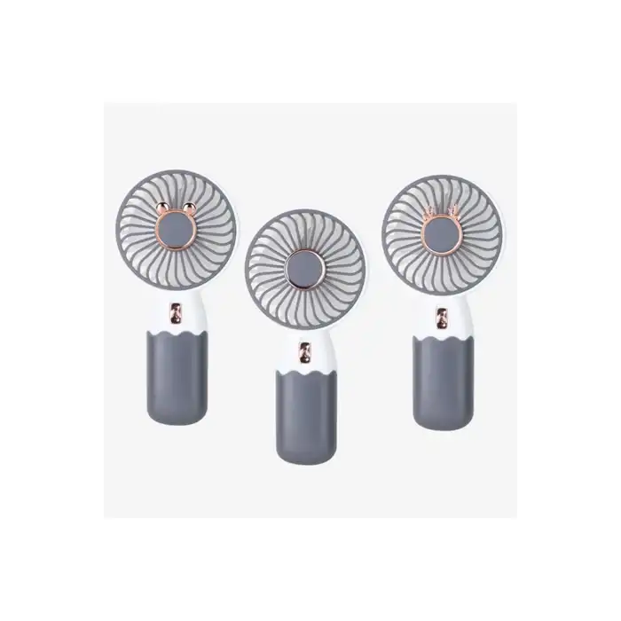 ZB088 Ev Ofis için Masaüstü Standlı USB Şarjlı El Fanı BEYAZ