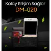 Ally Dm-019 020 Karbon Fiber Çift Telefon Araç Tutucu