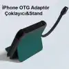 C05 Çok Fonksıyonlu Iphone Otg Adaptör Çoklayıcı&Stand
