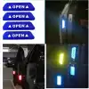 4 Parça Araç-Araba Kapı Çıkartma Uyarı Bandı