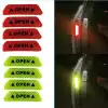 4 Parça Araç-Araba Kapı Çıkartma Uyarı Bandı