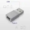 Ally Mh-301 Usb To Type-C Dişi Çevirici Dönüştürücü Adaptör-Gri (225874127)