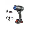 21V Kablosuz Hava Üfleyici 32.000RPM Turbo Fan 12.000mAh Batarya, Bahçe & Araç Kurutma Yaprak Üfleme