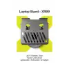 XR99 Yüksek Kalite Metal Ayarlı Laptop Macbook Uyumlu Notebook Tablet Tutucu Altlık Stand
