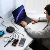 XKIN 120W GaN Şarj İstasyonu 6 Port USB-C PD 30W QC 18W Hızlı Şarj Adaptörü Çoklu Şarj Cihazı XK-HC205