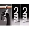 3D Baskı Kemer Askılığı Kemer Organizeri Kravat Askısı 5 Bölmeli Plastik Kemer Kancası Beyaz