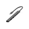HB01 5In1 Type C Dönüştürücü Adaptör Hub Çoklayıcı SIYAH